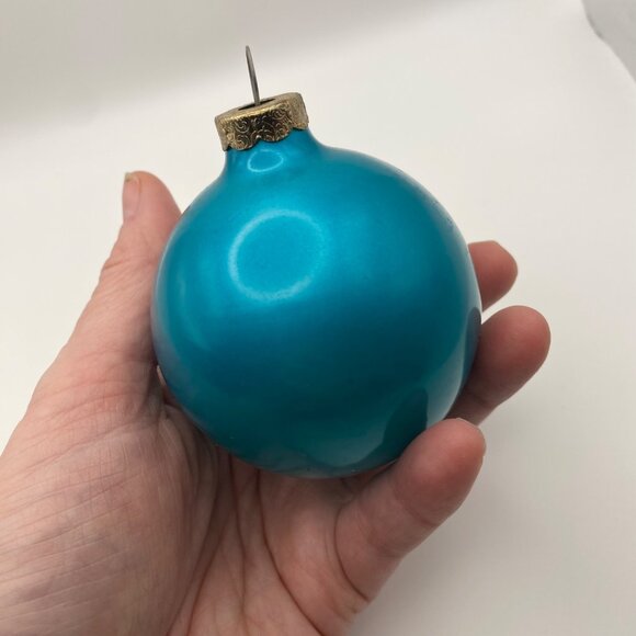 Jacksonville Jaguars NFL Teal Glass Christmas Ornament Football Helmet Logo - Picture 7 of 10